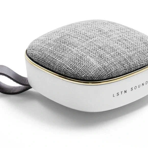 Portable Bluetooth Speaker from LSTN Sound Co., Wanderlust in White, new - Picture 2 of 10
